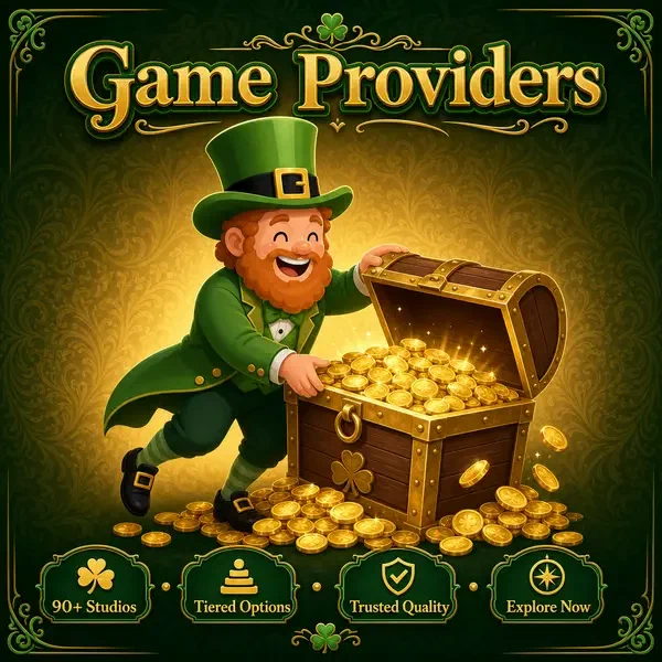 Lucky the Leprechaun opens treasure chest of slot games at Game Providers & Software Studios
